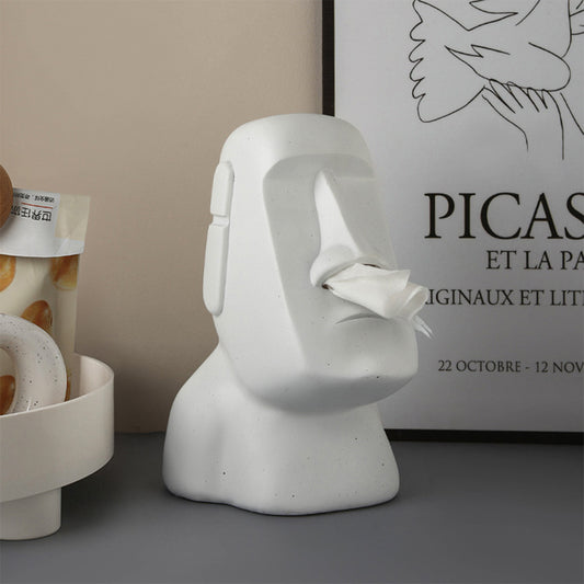 Moai Tissue Box